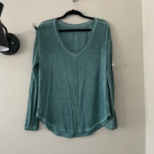 American Eagle Soft and Sexy Green Long Sleeve size small
